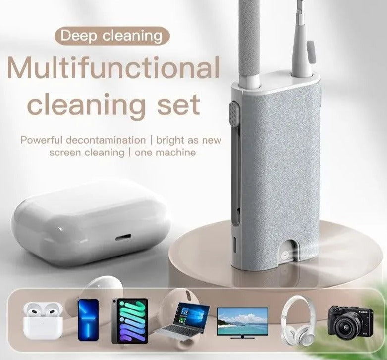 Q6Headphone Cleaning Pen Cleaning Tool Set Bluetooth Headphone Screen Cleaner Telescopic Dust Removal
